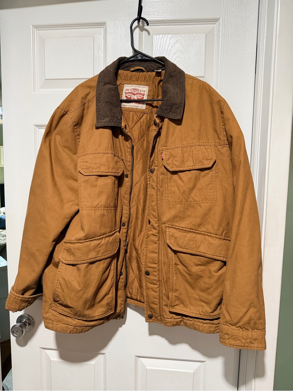 Levi's unisex Brown Workwear Barn Canvas Jacket Washed but not worn